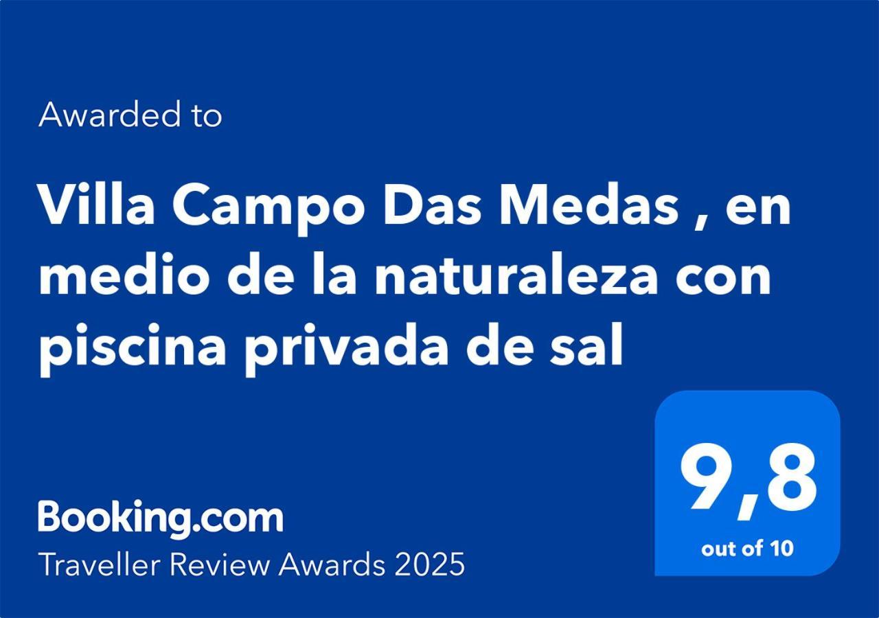 Villa Campo Das Medas , En Medio De La Naturaleza Con Piscina Privada De Sal Gondomar Bagian luar foto